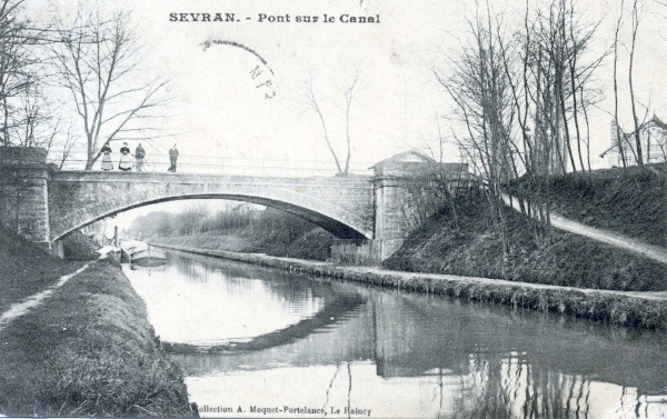 SEVRAN. - Pont sur le  Canal